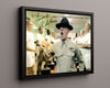 Movie Autograph Print - Full Metal Jacket - R. Lee Ermey and Vincent Donofrio and Matthew Modine - Jelly Donut Inspection Movies FSPrints Floating Canvas 16x20