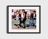 Movie Autograph Print - Grease - Olivia Newton-John and John Travolta - Summer nights showdown Movies FSPrints Gallery Frame 16x20