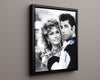 Movie Autograph Print - Grease - Olivia Newton-John and John Travolta - Summer nights showdown Movies FSPrints Floating Canvas 16x20