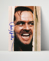Movie Autograph Print - Jack Nicholson - Heres Johnny Movies FSPrints Poster 16x20