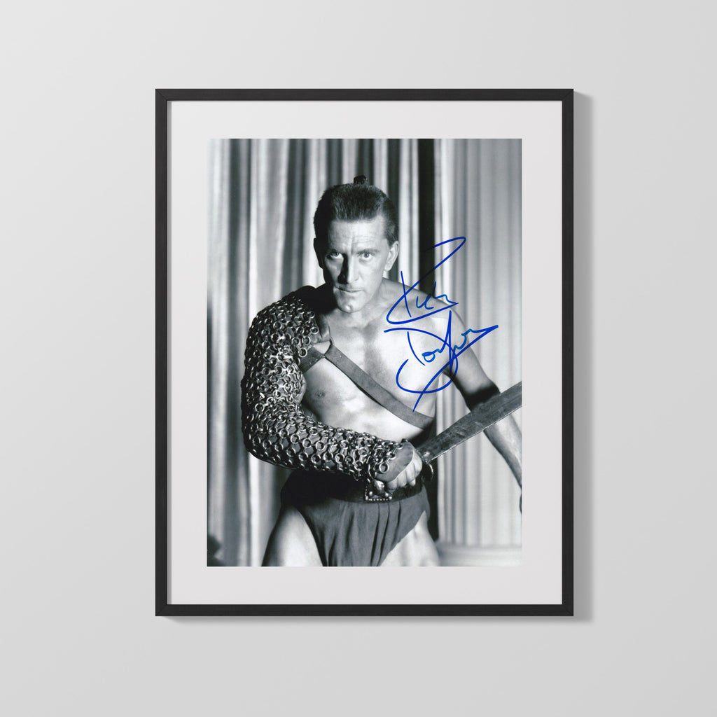 Movie Autograph Print - Kirk Douglas - I Am Spartacus Movies FSPrints Gallery Frame 16x20