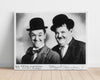 Movie Autograph Print - Laurel and Hardy - Bowler Hat Buddies Movies FSPrints Poster 16x20