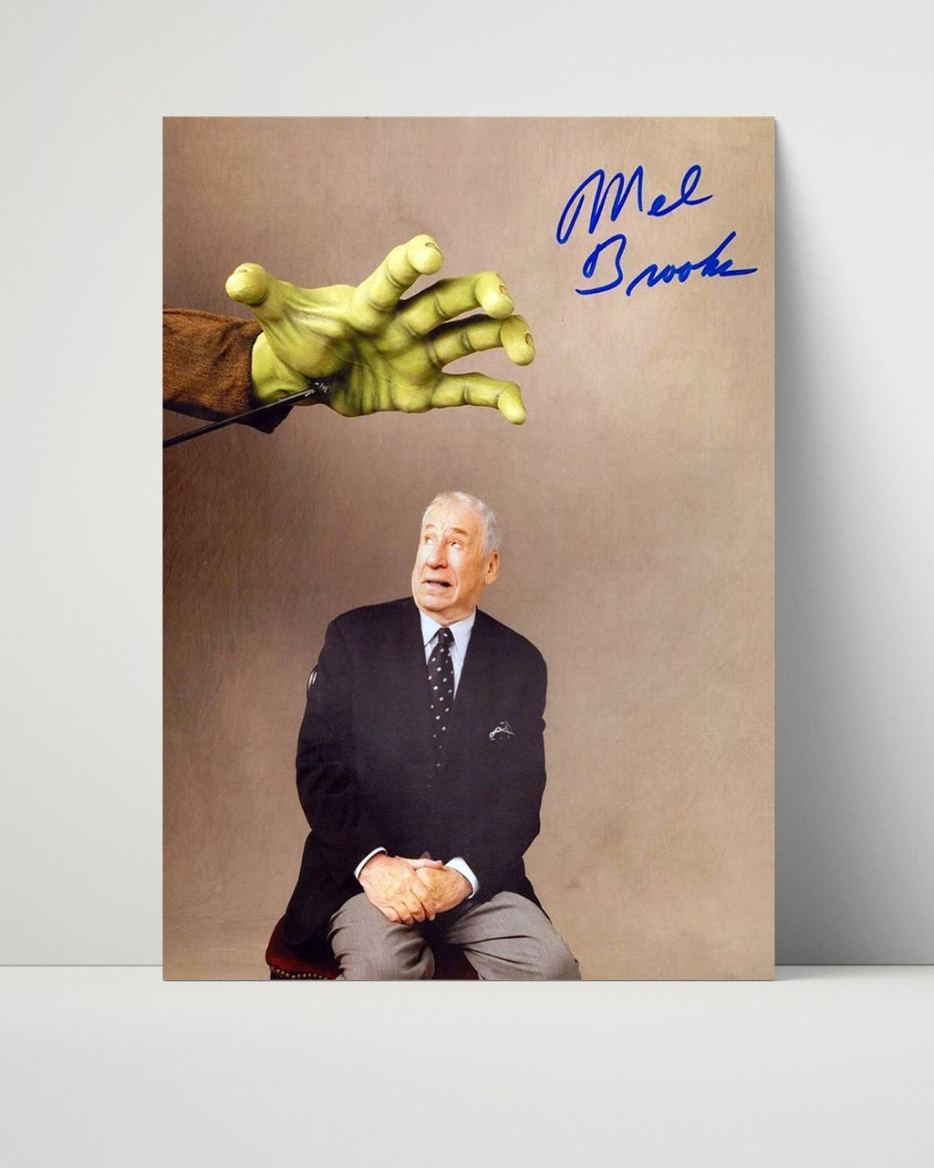 Movie Autograph Print Unframed - Mel Brooks - Young Frankenstein Gag Movies Unframed FSPrints Poster 16x20
