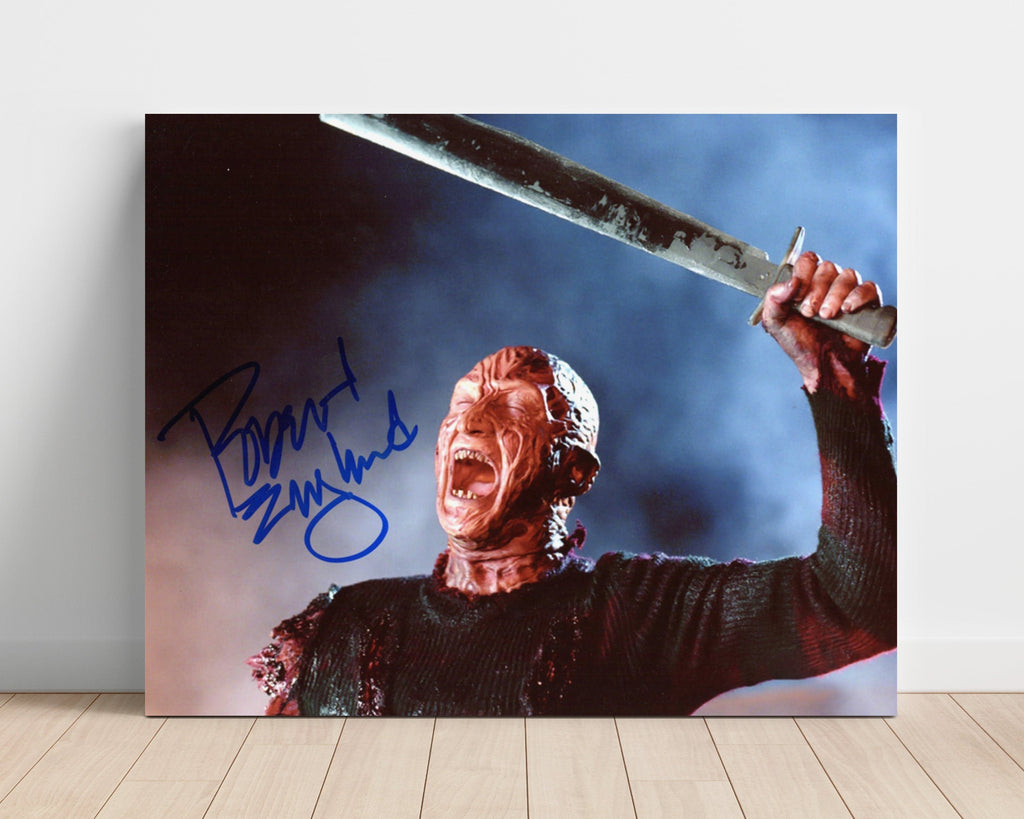 Movie Autograph Print Unframed - Nightmare on Elm Street - Robert Englund - Bladed rage Movies Unframed FSPrints Poster 16x20