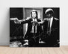 Movie Autograph Print Unframed - Pulp Fiction - John Travolta and Samuel L. Jackson - Royale with guns Movies Unframed FSPrints Poster 16x20