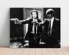 Movie Autograph Print - Pulp Fiction - John Travolta and Samuel L. Jackson - Royale with guns Movies FSPrints Poster 16x20