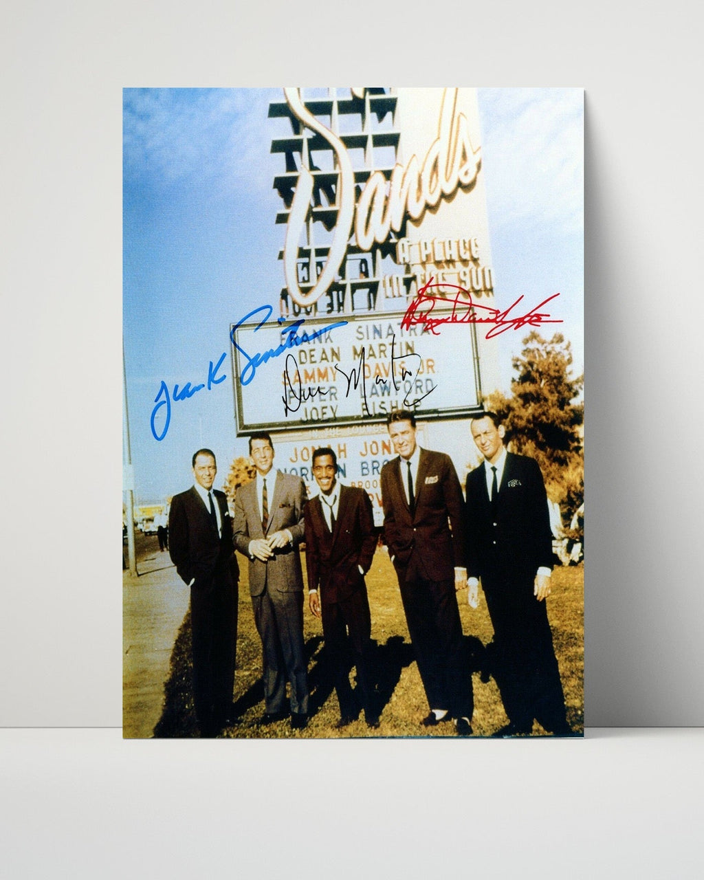 Movie Autograph Print Unframed - Rat Pack - Sands Legends Movies Unframed FSPrints Poster 16x20