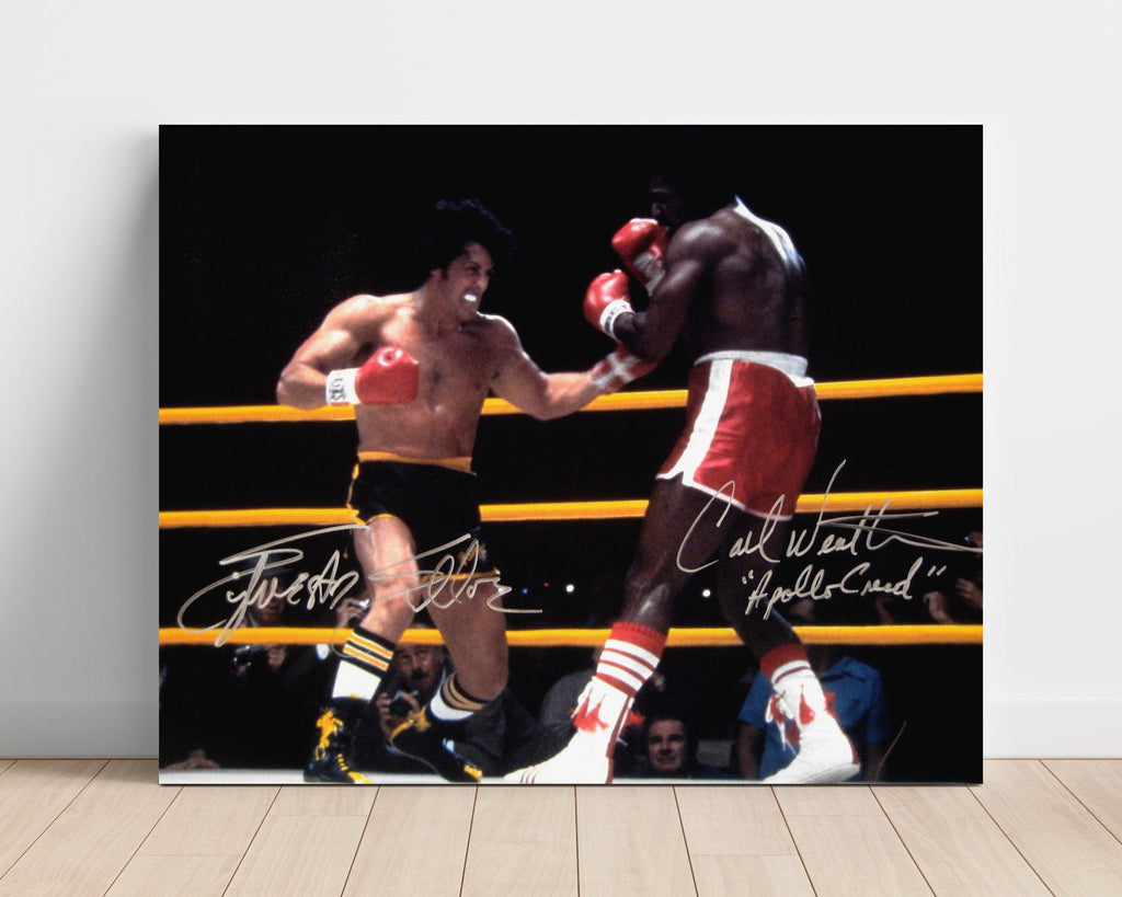 Movie Autograph Print Unframed - Rocky Cast - Ringside Glory Movies Unframed FSPrints Poster 16x20