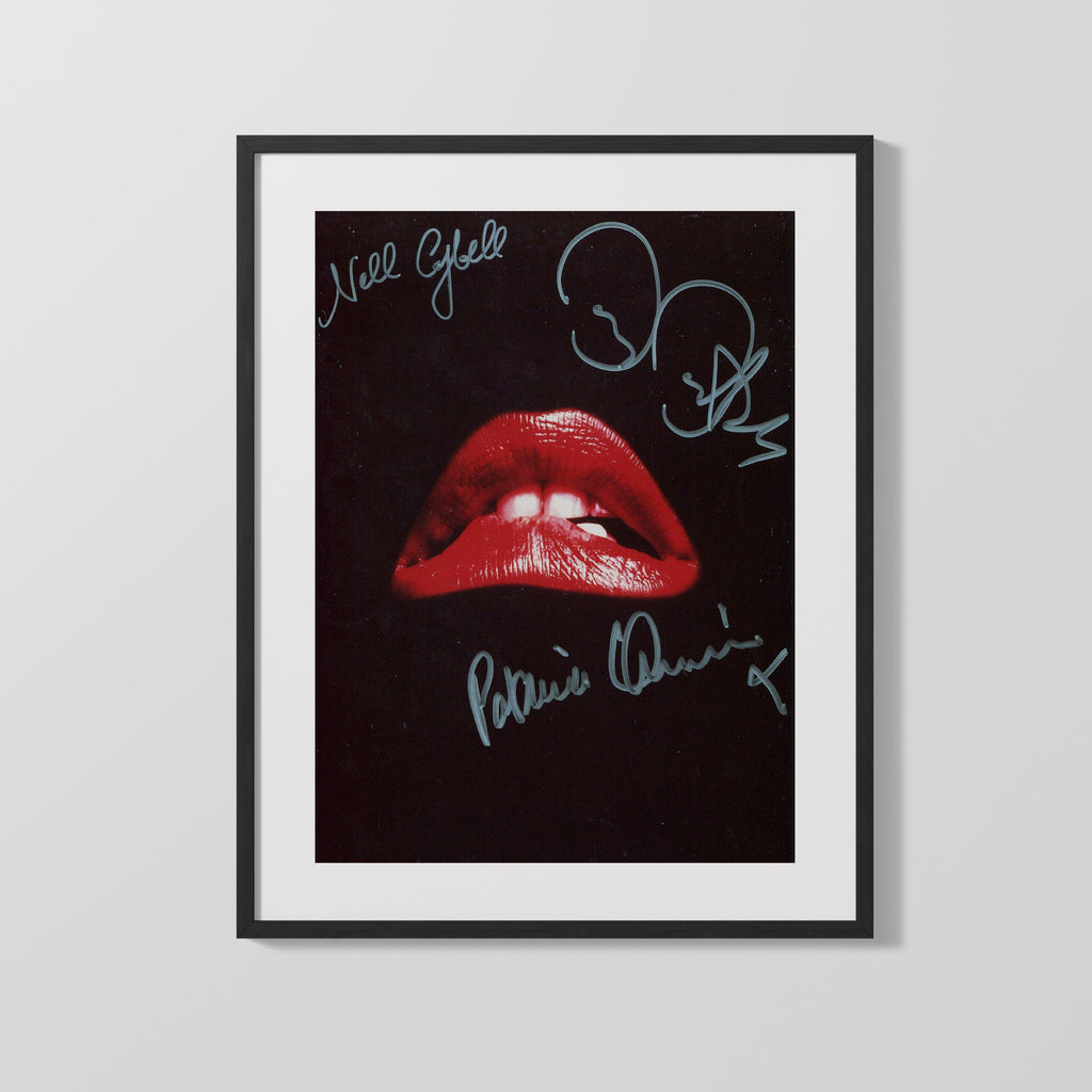 Movie Autograph Print - Rocky Horror - Red Lips of Madness Movies FSPrints Gallery Frame 16x20