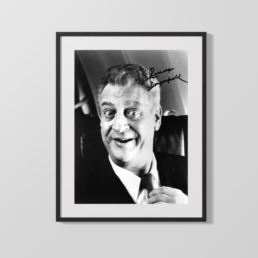 Movie Autograph Print - Rodney Dangerfield - No Respect Movies FSPrints Gallery Frame 16x20