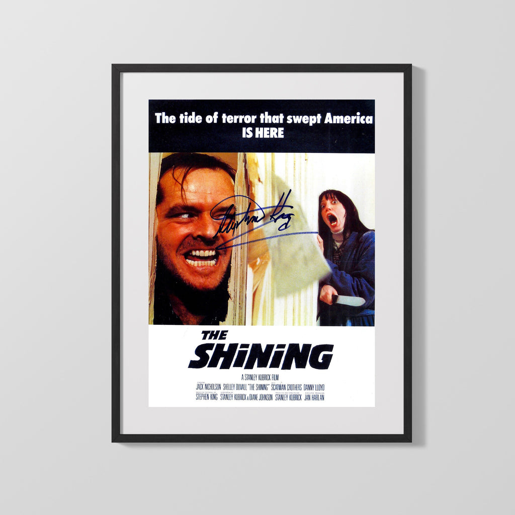 Movie Autograph Print - Stephen King - The Shining Poster Movies FSPrints Gallery Frame 16x20