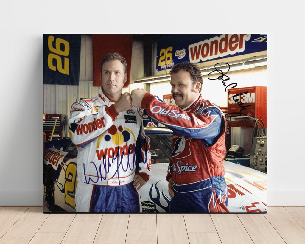 Movie Autograph Print Unframed - Talladega Nights - Will Ferrell and John C. Reilly - Shake and bake Movies Unframed FSPrints Poster 16x20