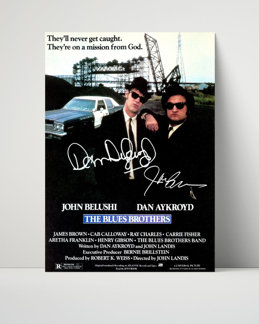 Movie Autograph Print Unframed - The Blues Brothers - Mission From God Movies Unframed FSPrints Poster 16x20