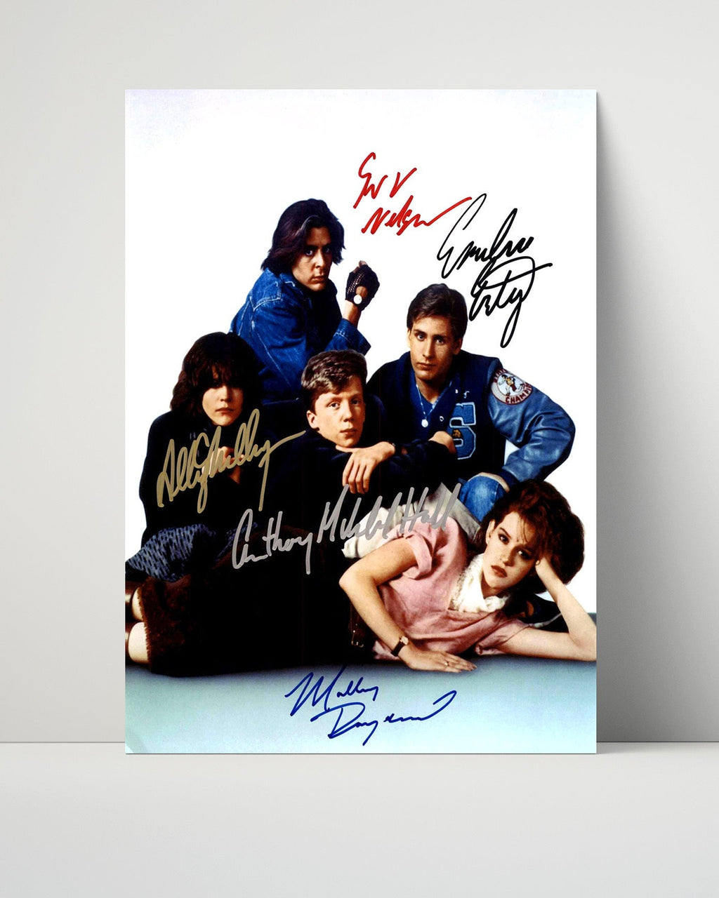 Movie Autograph Print Unframed - The Breakfast Club - Saturday Detention Movies Unframed FSPrints Poster 16x20