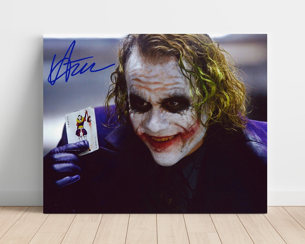 Movie Autograph Print Unframed - The Dark Knight - Heath Ledger - Why So Serious Movies Unframed FSPrints Poster 16x20