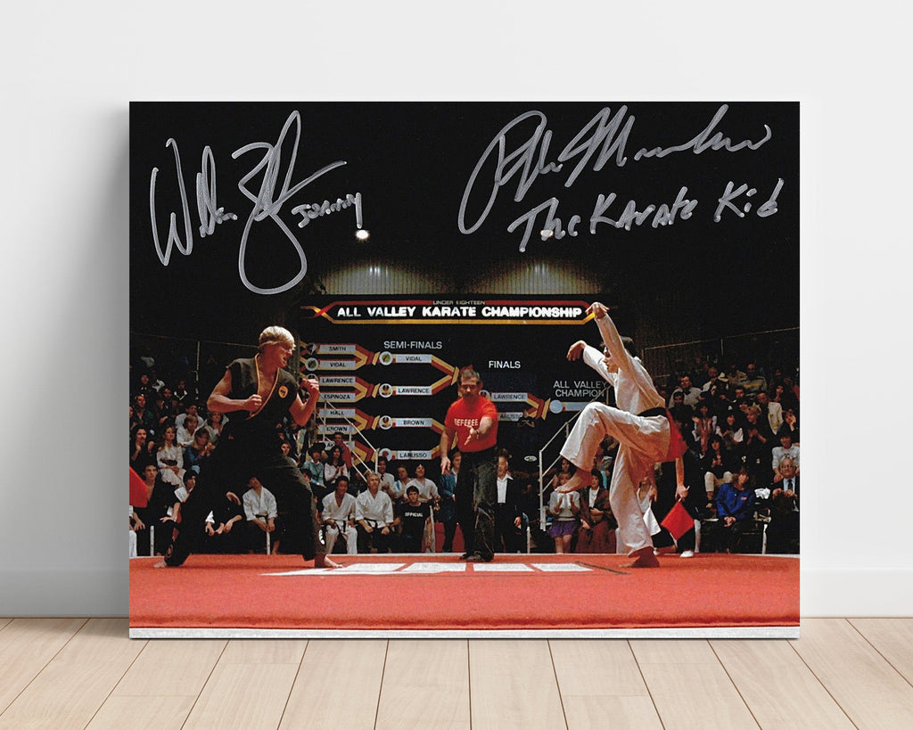 Movie Autograph Print Unframed - The Karate Kid - Cast - All Valley Showdown Movies Unframed FSPrints Poster 16x20