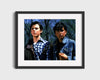Movie Autograph Print - The Outsiders - C. Thomas Howell and Ralph Macchio - Stay gold Movies FSPrints Gallery Frame 16x20