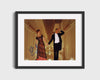 Movie Autograph Print - Titanic - Leonardo DiCaprio and Kate Winslet - King and queen of the world Movies FSPrints Gallery Frame 16x20