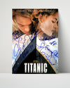 Movie Autograph Print - Titanic - Leonardo DiCaprio and Kate Winslet - King and queen of the world Movies FSPrints Poster 16x20