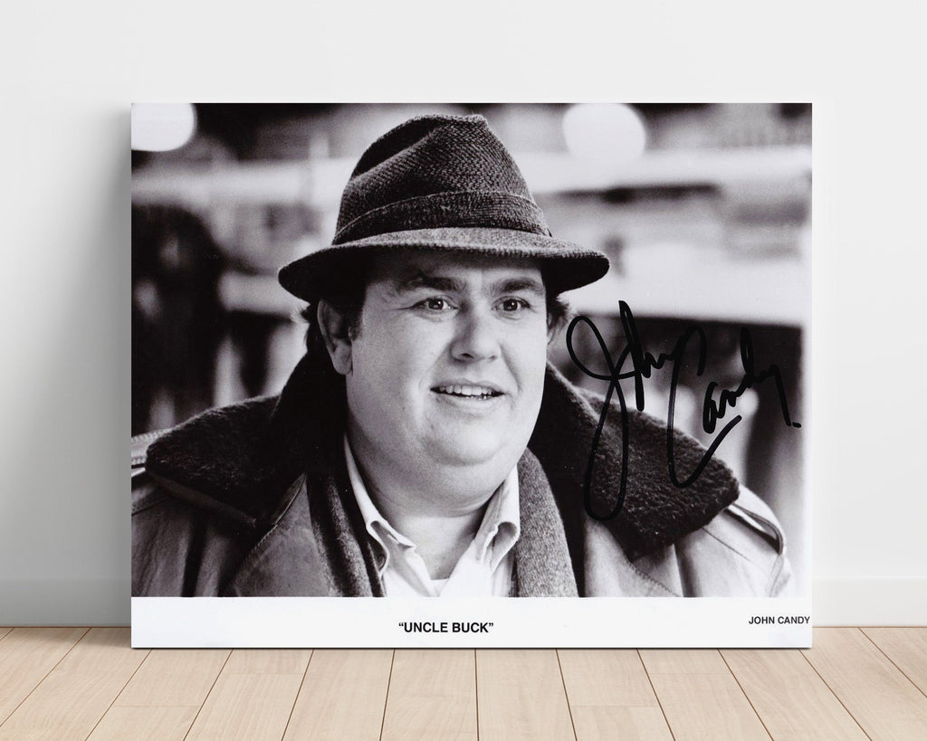 Movie Autograph Print Unframed - Uncle Buck - John Candy - Mile-Wide Smile Movies Unframed FSPrints Poster 16x20