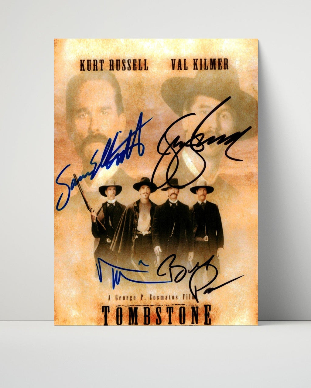 Movie Autograph Print Unframed - Val Kilmer - Portrait - Dashing in Frame Movies Unframed FSPrints Poster 16x20