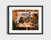 Movie Autograph Print - When Harry Met Sally - Meg Ryan and Billy Crystal - Classic Scene Movies FSPrints Gallery Frame 16x20