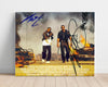 Movie Autograph Print - Will Smith and Martin Lawrence - Bad Boys II - Ride or Die Duo Movies FSPrints Poster 16x20