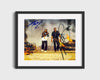 Movie Autograph Print - Will Smith and Martin Lawrence - Bad Boys II - Ride or Die Duo Movies FSPrints Gallery Frame 16x20