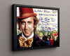 Movie Autograph Print - Willy Wonka and the Chocolate Factory - Gene Wilder and Cast - Golden ticket gang Movies FSPrints Floating Canvas 16x20