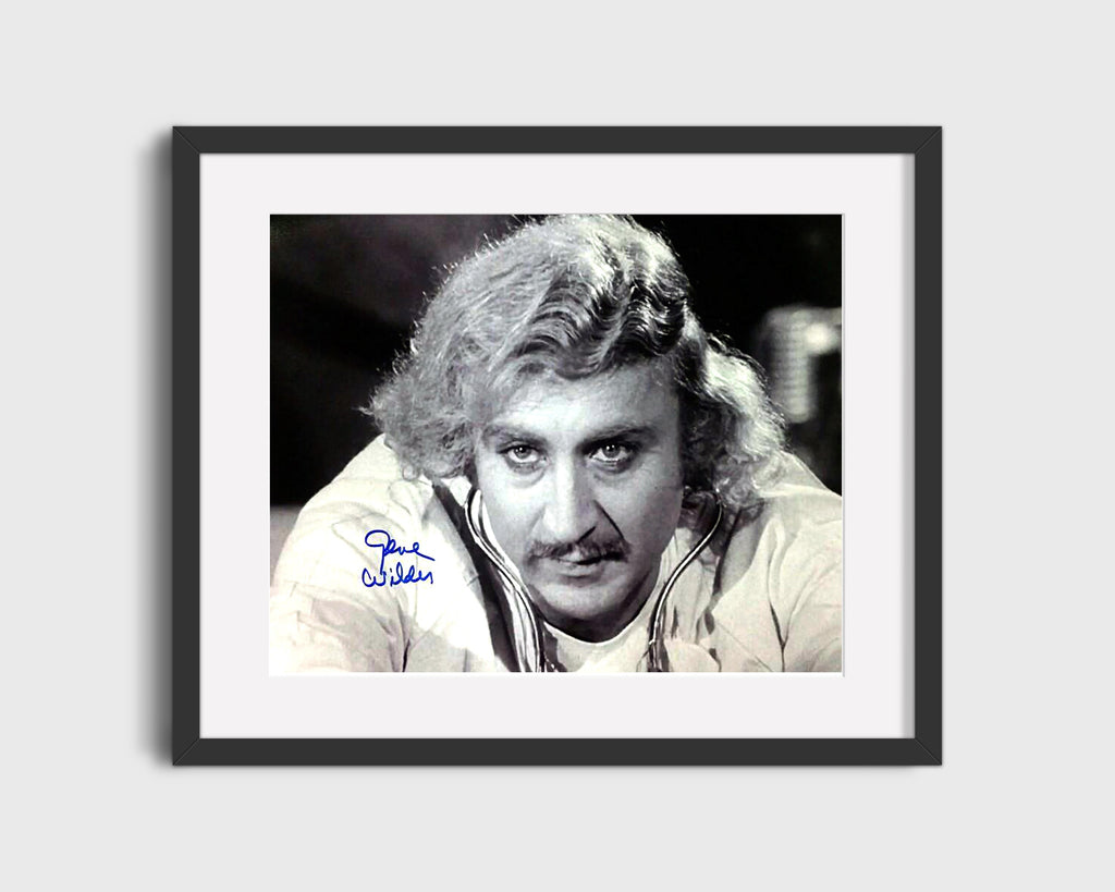 Movie Autograph Print - Young Frankenstein - Gene Wilder - Its Alive Movies FSPrints Gallery Frame 16x20