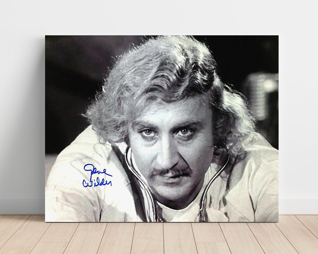 Movie Autograph Print Unframed - Young Frankenstein - Gene Wilder and Cloris Leachman and Teri Garr - Mad science and side-eyes Movies Unframed FSPrints Poster 16x20