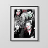 Movie Autograph Print - Young Guns Cast - Young Guns - Outlaw Squad in Style Movies FSPrints Gallery Frame 16x20