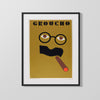 Movie Star Poster - Groucho Marx - Minimalist Cigar Icon Movies FSPrints Gallery Frame 16x20