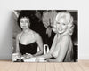 Movie Star Print Unframed - Sophia Loren and Jayne Mansfield - Side-eye legend Movies Unframed FSPrints Poster 16x20