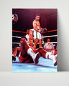 Muhammad Ali Autograph Print - Ali vs Foreman Knockdown - Rumble in the Jungle Boxing FSPrints Poster 16x20