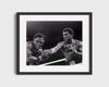 Muhammad Ali Autograph Print - Ali vs Frazier Closeup - Heavyweight Thunder Boxing FSPrints Gallery Frame 16x20