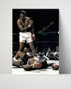 Muhammad Ali Autograph Print - Ali vs Frazier Knockout - Down Goes Frazier Boxing FSPrints Poster 16x20