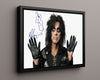 Music Autograph Photo - Alice Cooper - Shock Rock Signature Music Vintage Framed Prints Floating Canvas 16x20
