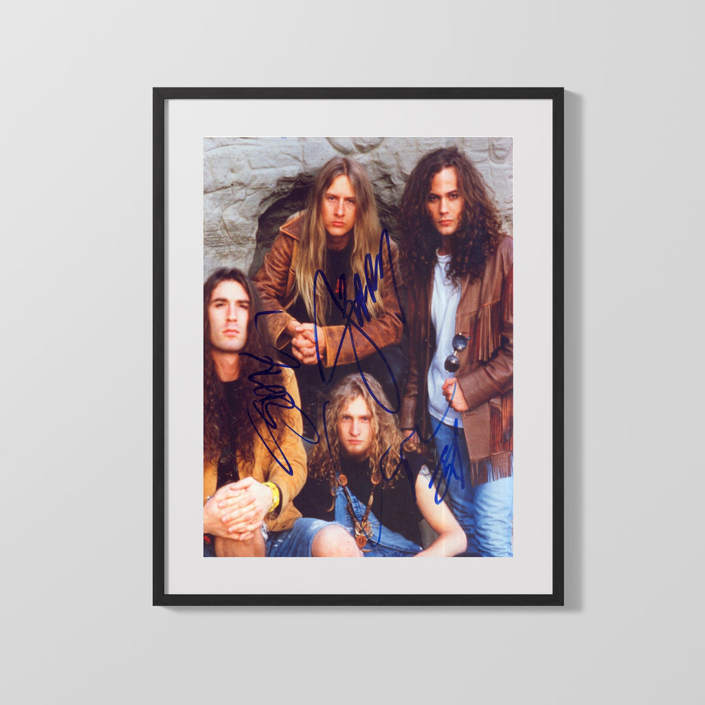 Music Autograph Photo - Alice in Chains - Grunge Stare Down Music Vintage Framed Prints Gallery Frame 16x20