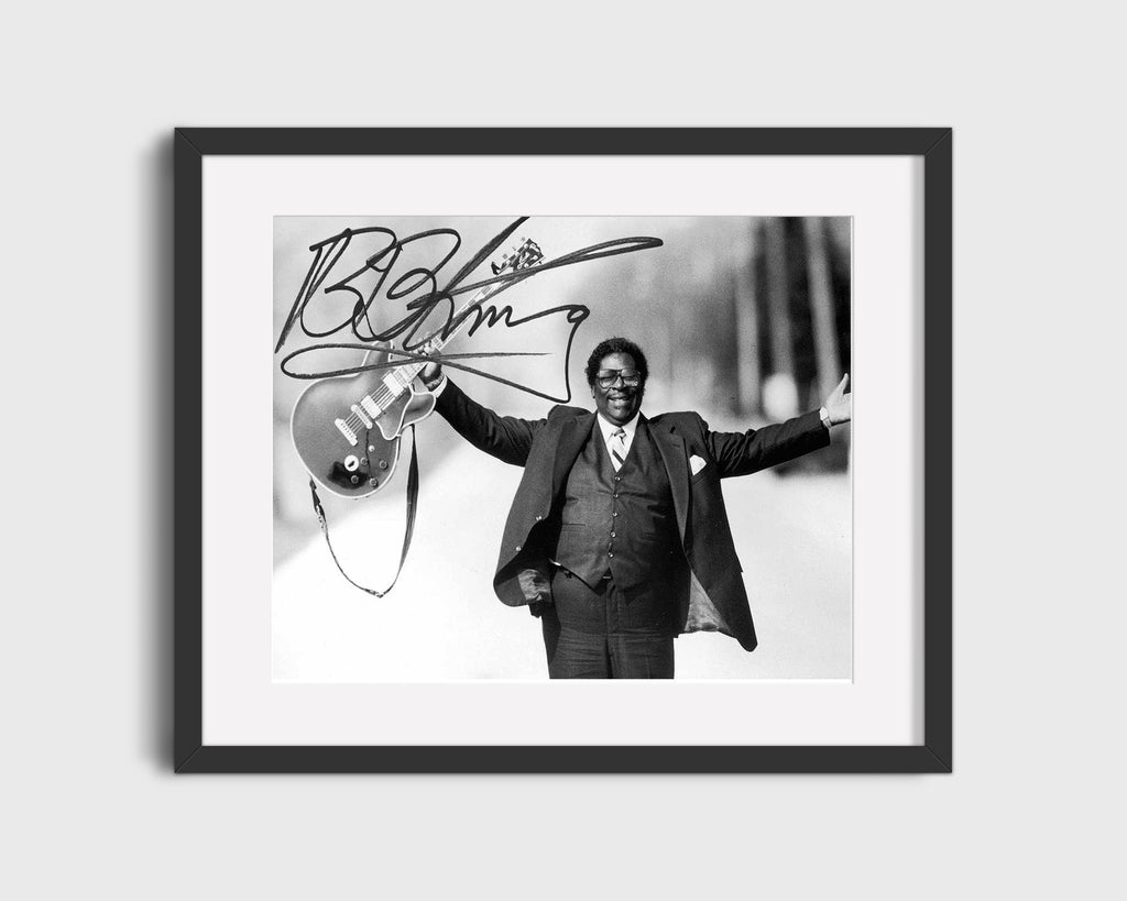 Music Autograph Photo - B.B. King - Lucilles Blues Music Vintage Framed Prints Gallery Frame 16x20