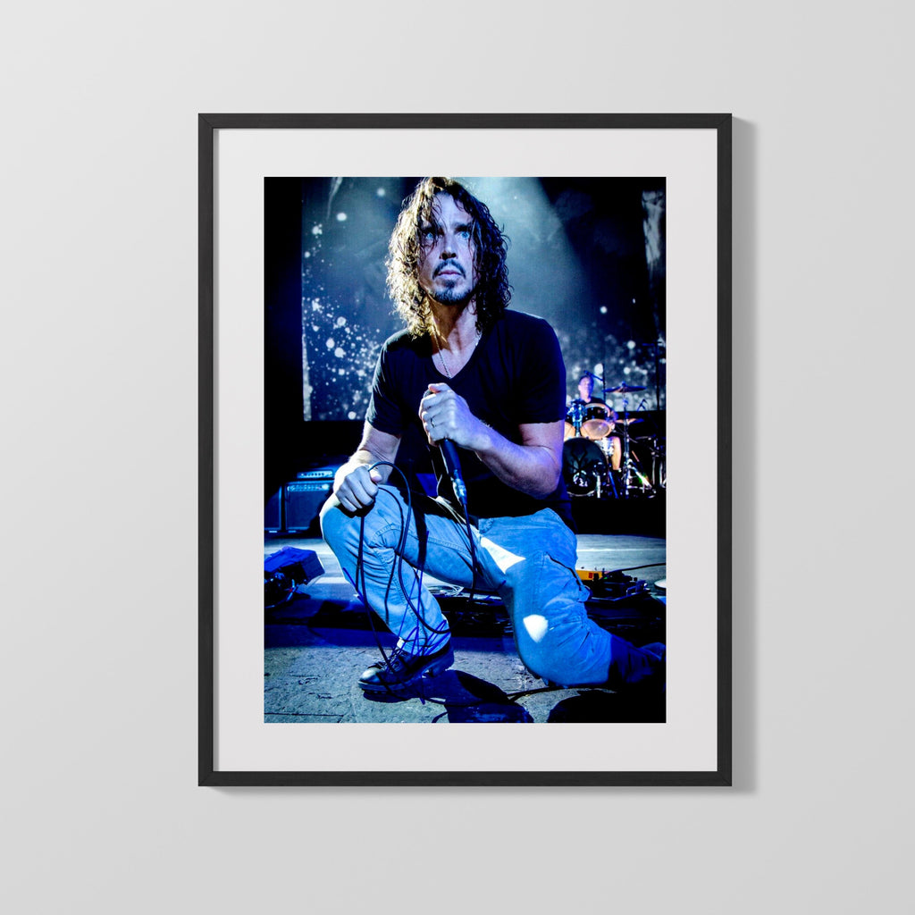 Music Autograph Photo - Chris Cornell - Grunge Golden Voice Music Vintage Framed Prints Gallery Frame 16x20