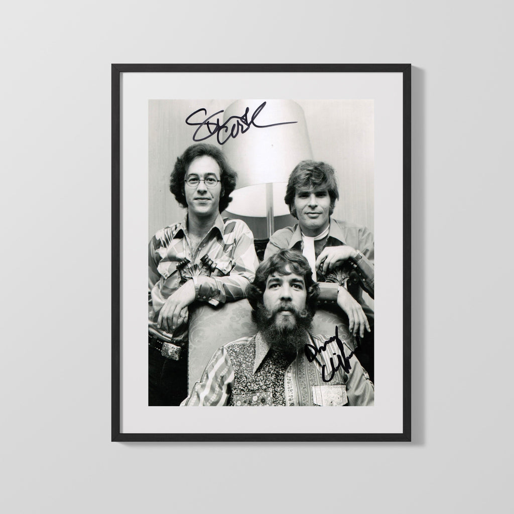 Music Autograph Photo - Creedence Clearwater Revival - Rhythm Section Relaxed Music Vintage Framed Prints Gallery Frame 16x20