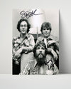 Music Autograph Photo - Creedence Clearwater Revival - Rhythm Section Relaxed Music Vintage Framed Prints Poster 16x20