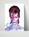 Music Autograph Photo - David Bowie - Ziggy Stardust Forever Music Vintage Framed Prints Poster 16x20