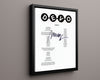 Music Autograph Photo - Devo - Whip It Signed Lyrics Music Vintage Framed Prints Floating Canvas 16x20