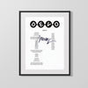 Music Autograph Photo - Devo - Whip It Signed Lyrics Music Vintage Framed Prints Gallery Frame 16x20
