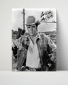 Music Autograph Photo - Elvis Presley - Cowboy Crooner Music Vintage Framed Prints Poster 16x20