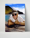 Music Autograph Photo - Jimmy Buffett - Island Time Forever Music Vintage Framed Prints Poster 16x20