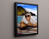 Music Autograph Photo - Jimmy Buffett - Island Time Forever Music Vintage Framed Prints Floating Canvas 16x20