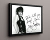 Music Autograph Photo - Joan Jett - Rock til Ya Drop Attitude Music Vintage Framed Prints Floating Canvas 16x20